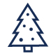 Christmas tree icon