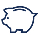 Piggy bank icon