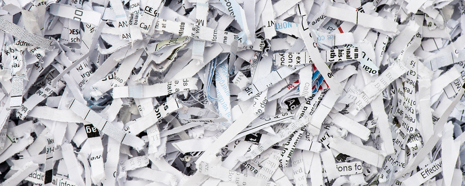 Shredded Files for shred event blog