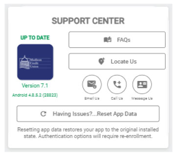 Mobile App 7.0 Support Center